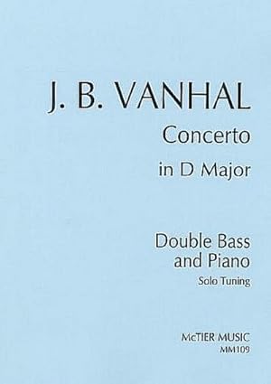 Bild des Verkufers fr Concerto in D Majorfor double bass and orchestra : for double bass (solo tuning) and piano zum Verkauf von AHA-BUCH GmbH