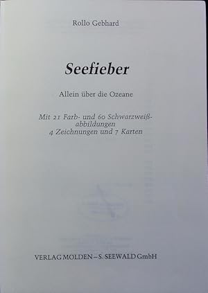 Seller image for Seefieber. Allein ber die Ozeane. for sale by Antiquariat Bookfarm