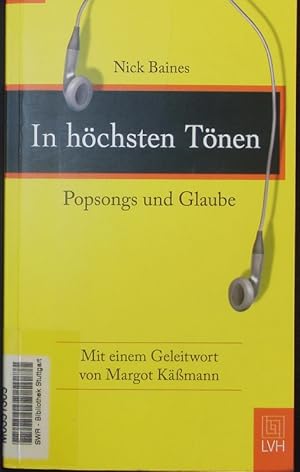 Image du vendeur pour In hchsten Tnen. Popsongs und Glaube. mis en vente par Antiquariat Bookfarm