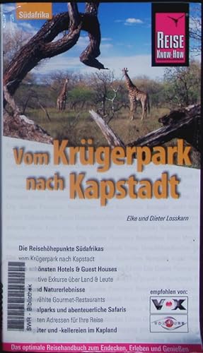Bild des Verkufers fr Vom Krgerpark nach Kapstadt. zum Verkauf von Antiquariat Bookfarm
