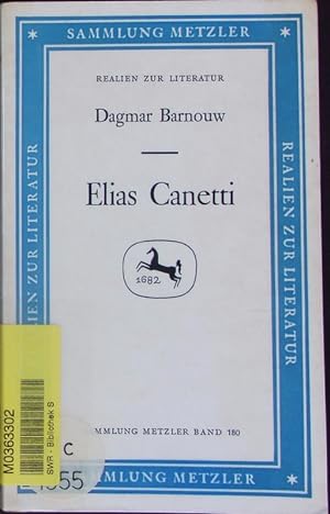Seller image for Elias Canetti. for sale by Antiquariat Bookfarm