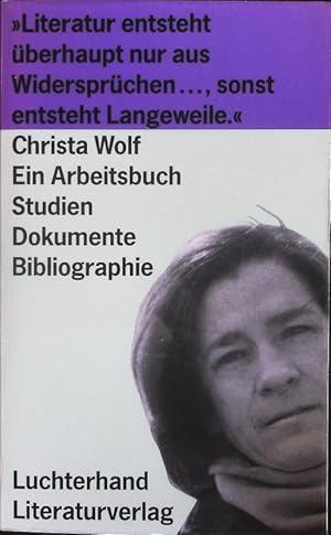 Immagine del venditore per Christa Wolf. Ein Arbeitsbuch; Studien, Dokumente, Bibliographie. venduto da Antiquariat Bookfarm