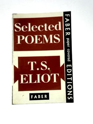 Bild des Verkufers fr Selected Poems zum Verkauf von World of Rare Books