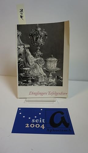 Seller image for Dinglingers Tafelgeschirr. for sale by AphorismA gGmbH