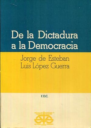 Image du vendeur pour De la dictadura a la Democracia mis en vente par Rincn de Lectura