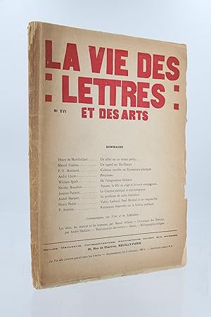 Cubisme sensible ou dynamisme plastique - In La vie des lettres et des arts N°16 de la neuvième a...