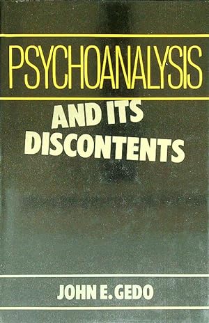 Bild des Verkufers fr Psychoanalysis and its discontents zum Verkauf von Librodifaccia
