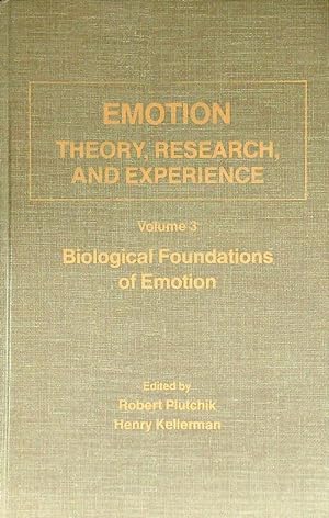 Bild des Verkufers fr Emotion theory, research and experience vol. 3 biological foundatons of emotion zum Verkauf von Librodifaccia