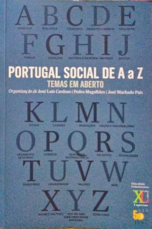 Imagen del vendedor de PORTUGAL SOCIAL DE A A Z, TEMAS EM ABERTO. a la venta por Livraria Castro e Silva