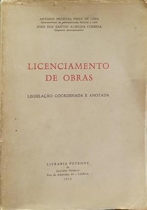 Bild des Verkufers fr LICENCIAMENTO DE OBRAS. zum Verkauf von Livraria Castro e Silva