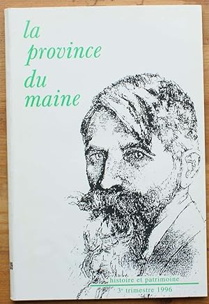 La province du Maine - fascicule 39, 3e trimestre 1996