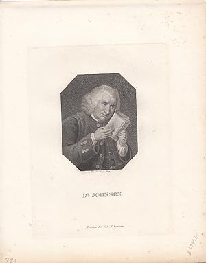 Bild des Verkufers fr Portrt. Halbfigur in einem Buch lesend. Kupferstich von Fleischmann, ca. 18 x 13 cm, um 1800. zum Verkauf von Antiquariat Michael Eschmann