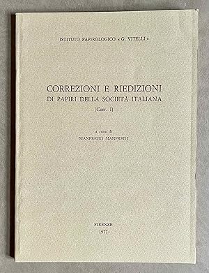 Correzioni e riedizioni di papiri della Società italiana (Corr. I)