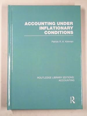 Seller image for Accounting under inflationary conditions for sale by Cotswold Internet Books