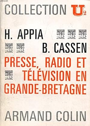 Bild des Verkufers fr Presse, Radio et Television en Grande-Bretagne zum Verkauf von Ammareal