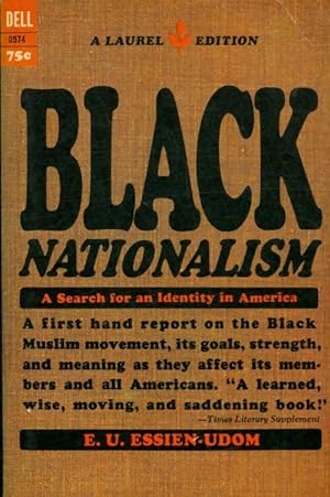 Imagen del vendedor de Black nationalism - E.U Essien-Udom a la venta por Book Hmisphres