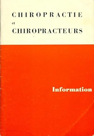 Image du vendeur pour Chiropractie et chiropracteurs - Collectif mis en vente par Book Hmisphres