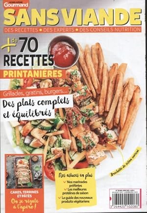 Gourmand hors s rie n 38 ; Sans viandes - Collectif