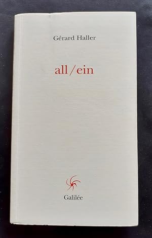 Imagen del vendedor de All / ein - a la venta por Le Livre  Venir