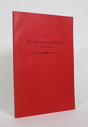 Five Papers on Marriage in the Middle Ages
