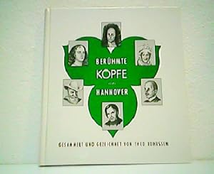 Bild des Verkufers fr Berhmte Kpfe aus Hannover gesammelt und gezeichnet von Theo Rohrssen gedruckt von der Druckerei Carl Kster anllich der 750-Jahrfeier der Stadt Hannover. Signiertes Exemplar! zum Verkauf von Antiquariat Kirchheim