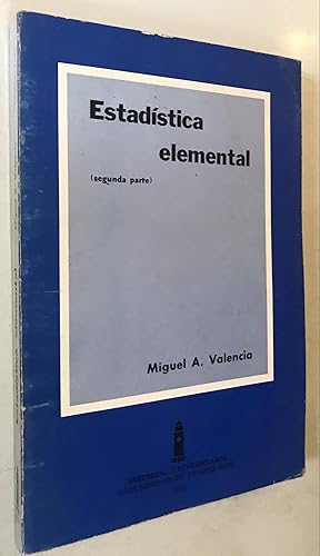 Seller image for Estadistica Elemental (2da Parte) for sale by Once Upon A Time