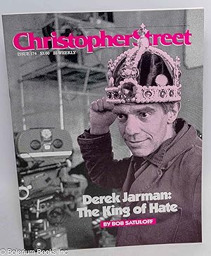 Immagine del venditore per Christopher Street: vol. 14, #18 [states #15] March 16, 1992, whole #174; The Epidemic of Lies part five; Derek Jarman venduto da Bolerium Books Inc.