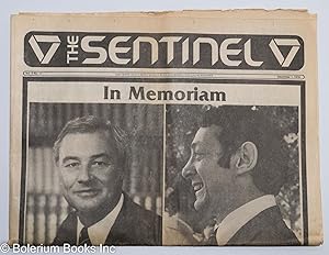 Seller image for The Sentinel: vol. 5, #24, December 1, 1978: In Memoriam; slain leaders laid to rest as thousands pay tribute, cover story for sale by Bolerium Books Inc.