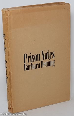 Imagen del vendedor de Prison notes a la venta por Bolerium Books Inc.