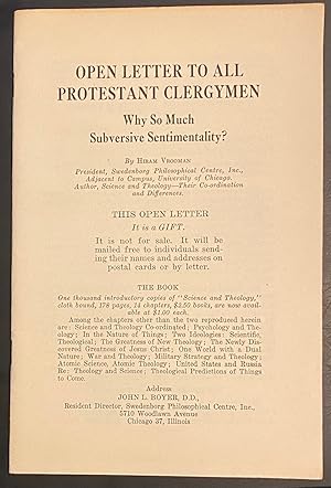 Open letter to all Protestant clergymen: Why so much subversive sentimentality