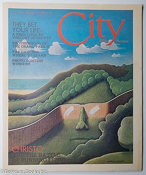 Bild des Verkufers fr City of San Francisco: vol. 9, #2, July 13, 1975: Christo and the Battle of Running Fence zum Verkauf von Bolerium Books Inc.