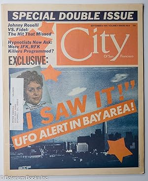 Seller image for City of San Francisco: vol. 9, #8 & 9, September 9, 1975, special double issue: I Saw It! UFO Alert in Bay Area for sale by Bolerium Books Inc.