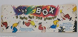 Seller image for The Box: a club for all colors [card/leaflet] for sale by Bolerium Books Inc.