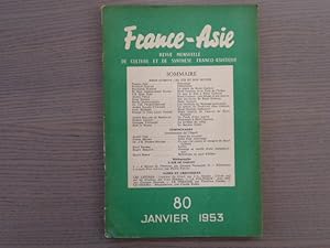 Seller image for Revue FRANCE-ASIE N80 Janvier 1953. Consacr essentiellement  Ren GUENON. for sale by Tir  Part