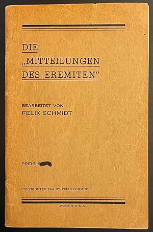 Die "Mitteilungen des Eremiten"