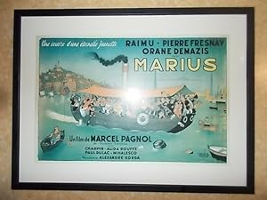 Seller image for AFFICHE CINEMA ANCIENNE POUR LE FILM MARIUS for sale by Bibliofolie