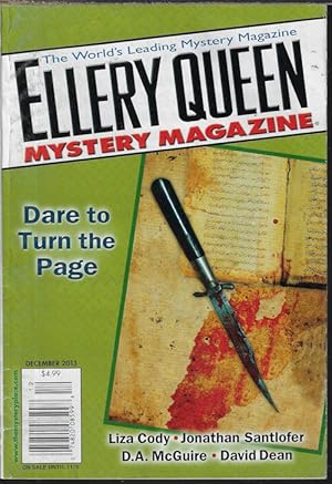 Image du vendeur pour ELLERY QUEEN Mystery Magazine: December, Dec. 2013 mis en vente par Books from the Crypt