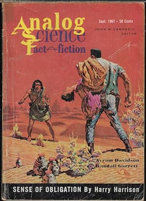 Image du vendeur pour ANALOG Science Fact & Fiction: September, Sept. 1961 ("Planet of The Damned") mis en vente par Books from the Crypt