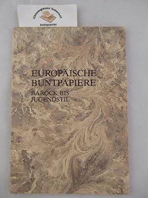 Europäische Buntpapiere. Barock bis Jugendstil. Katalog zur Ausstellung: Stift Göttweig, Niederös...