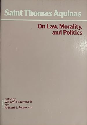 Imagen del vendedor de On Law, Morality, and Politics a la venta por The Book House, Inc.  - St. Louis