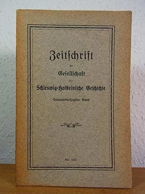Bild des Verkufers fr Zeitschrift der Gesellschaft fr Schleswig-Holsteinische Geschichte. Band 53 zum Verkauf von Antiquariat Weber