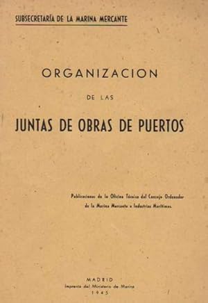 Imagen del vendedor de Organizacin de las juntas de obras de puertos. . a la venta por Librera Astarloa