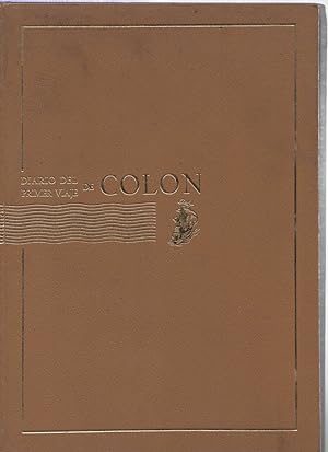 Imagen del vendedor de Diario del primer viaje de Coln. . a la venta por Librera Astarloa