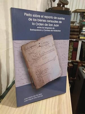 Imagen del vendedor de Pleito sobre el reparto de suertes de los bienes censuales de la Orden de San Juan a la venta por Libros Antuano