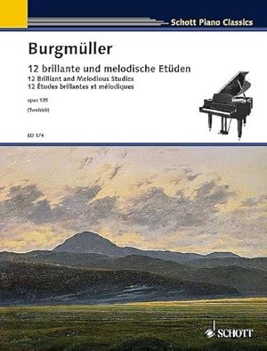 Bild des Verkufers fr 12 brillante und melodische Etüden : op. 105. Klavier. zum Verkauf von AHA-BUCH GmbH