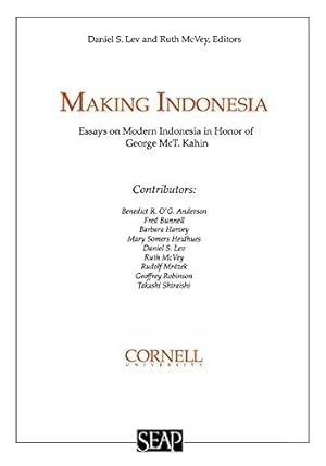 Imagen del vendedor de Making Indonesia a la venta por JLG_livres anciens et modernes