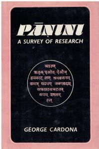 Bild des Verkufers fr Panini - A Survey of Research zum Verkauf von Vedic Book Services