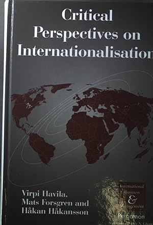 Immagine del venditore per Critical Perspectives on Internationalisation venduto da books4less (Versandantiquariat Petra Gros GmbH & Co. KG)