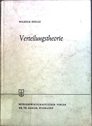 Bild des Verkufers fr Verteilungstheorie. Die Wirtschaftswissenschaften. zum Verkauf von books4less (Versandantiquariat Petra Gros GmbH & Co. KG)