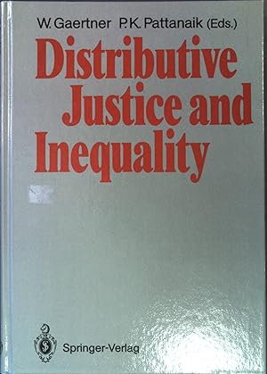 Image du vendeur pour Distributive Justice and Inequality: A Selection of Papers Given at a Conference, Berlin, May 1986 mis en vente par books4less (Versandantiquariat Petra Gros GmbH & Co. KG)